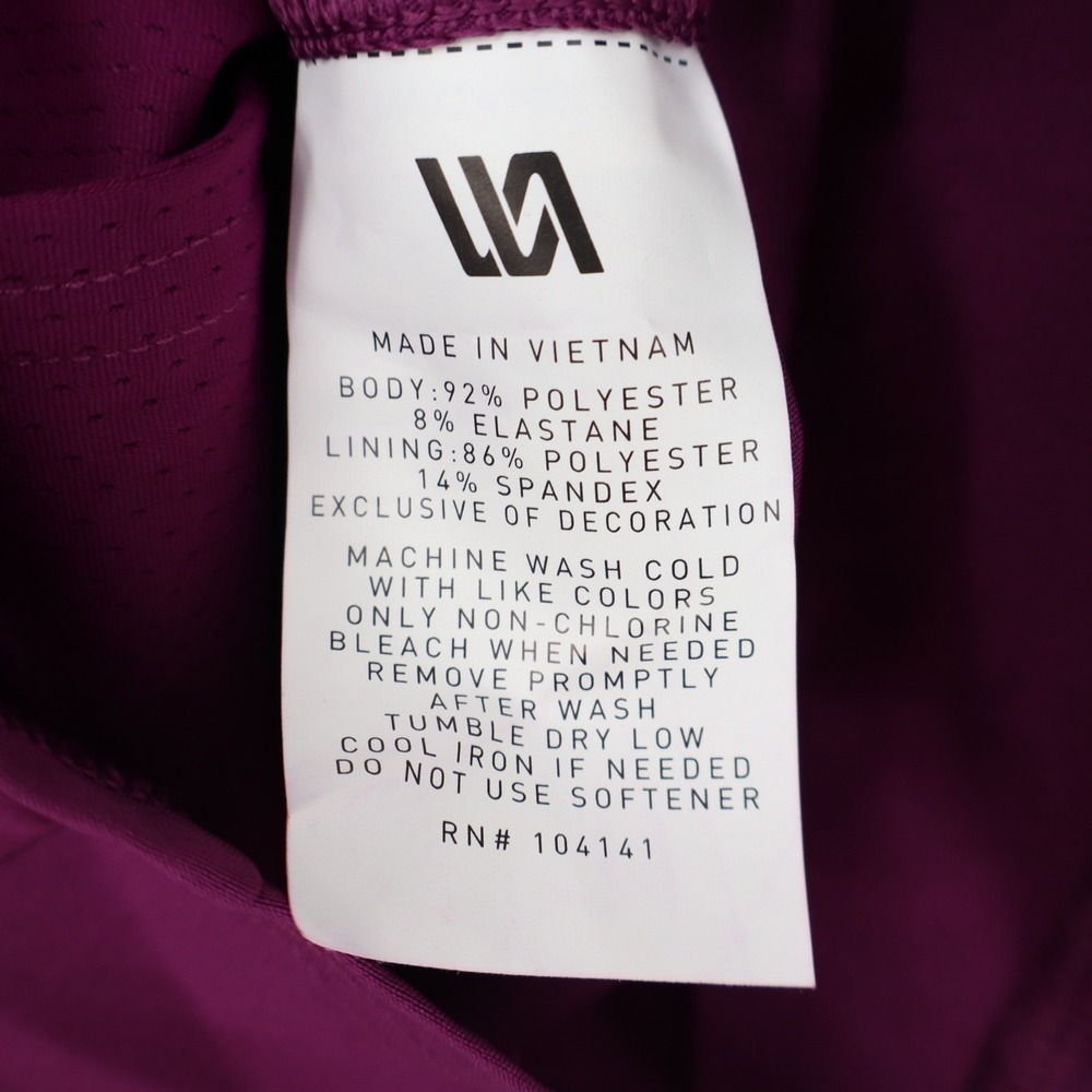 VRST Mens 5 All-In Lined Training Shorts Black Cherry Purple Small - Picture 6 of 8